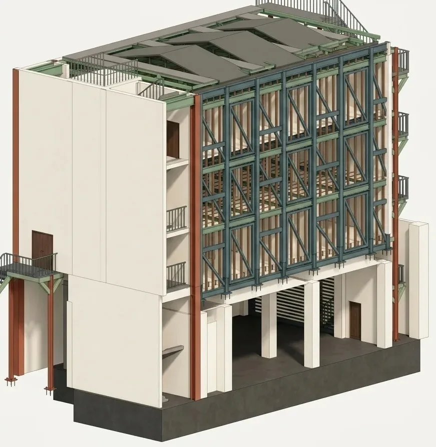 Globe Data Center multidisciplinary BIM model