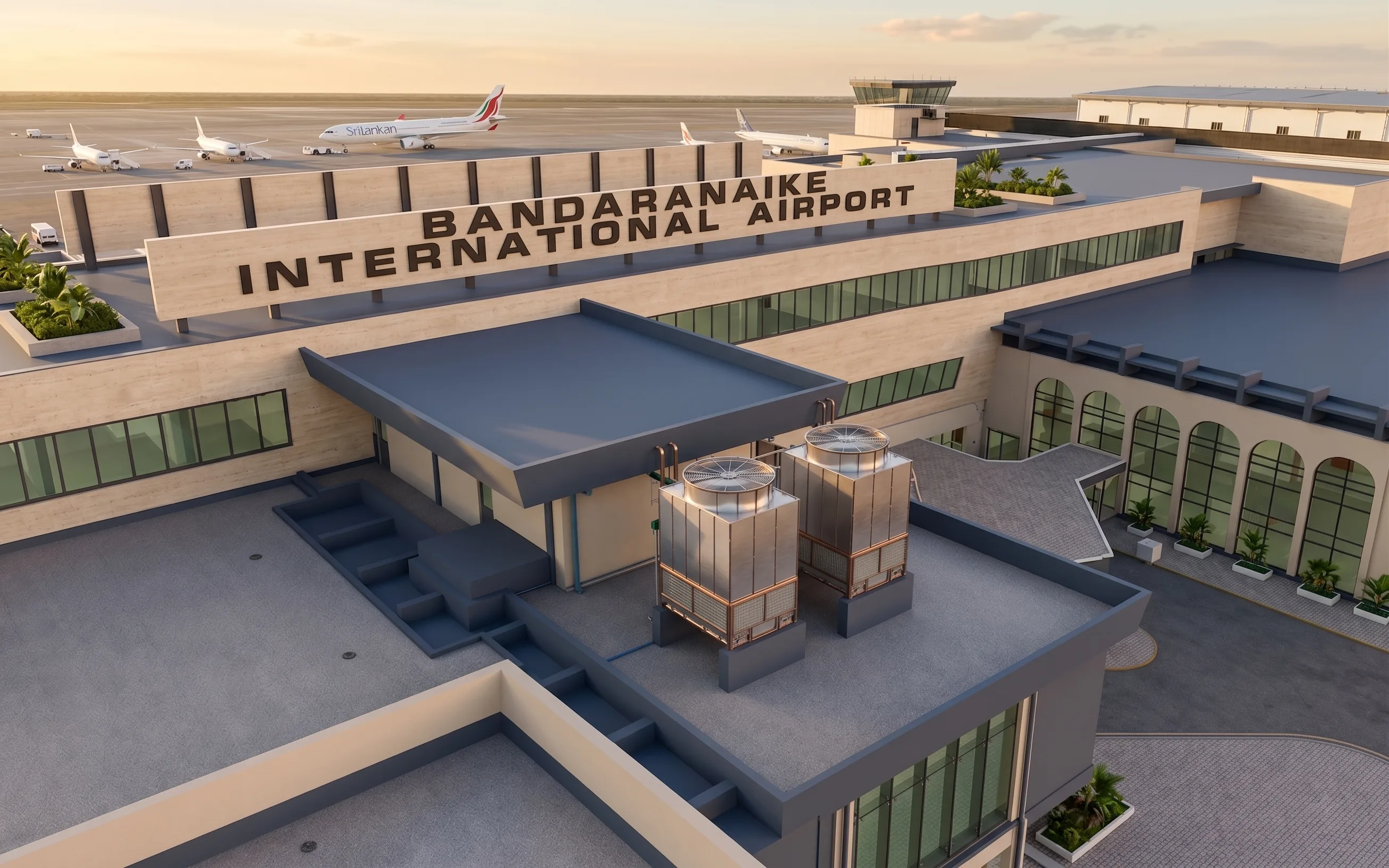 AASL Terminal Building BIM project exterior