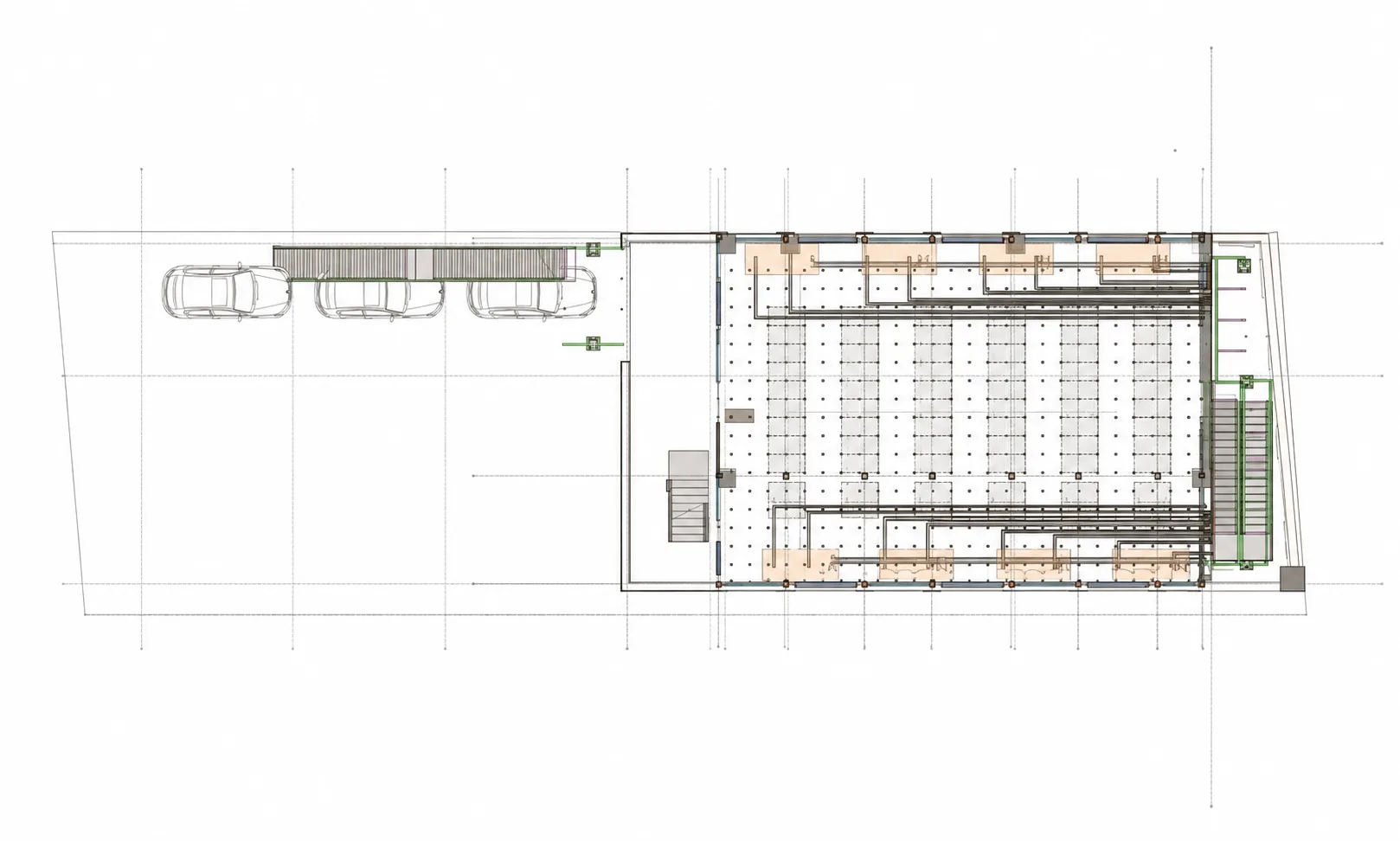 Globe Data Center technical floor plan